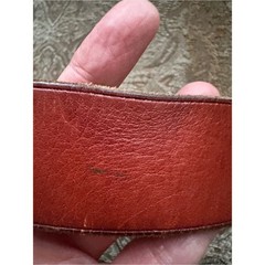 Polo Ralph Lauren Men&rsquo;s Brown Genuine Leather Belt Size 40 Solid Brass Buckle