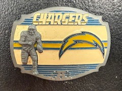 Los Angeles Chargers Belt Buckle – Bolt Up in Style!