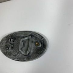 EXILE CYCLES Black Gloss Belt Buckle 4” x 2-3/8”
