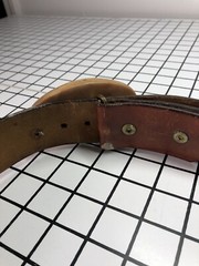 Incolay Stone Mothers And Fathers Italian Assoc. Buckle With Leather Belt