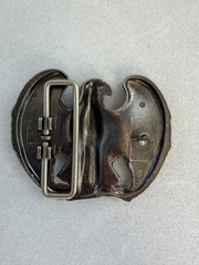 AVON Vintage 80s Pewter-Tone American Bald Eagle Belt Buckle Patriotic America