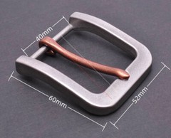 Sturdy Quality Solid Stainless Steel Leathercraft Heel Bar Belt Buckle 40MM