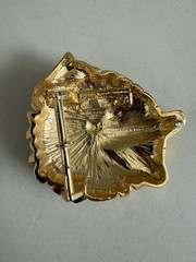 Sesame Street Big Bird custom gold belt buckle