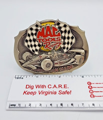 Mac Tools Racing Belt Buckle #21 Brabham Great American Buckle Co Made In USA