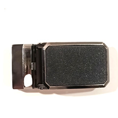 Shiny glitter black silver Metal buckle for belt used not bad!