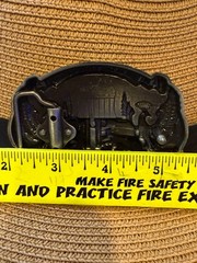 Antiqued Silver Truck Drivers Move The Nation Belt Buckle
