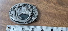High Quality Silver Finish Horse Horseshoe Western Belt Buckle – Lucky Buckle