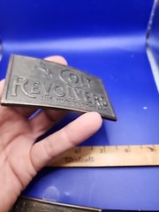 Vintage Belt Buckles Colt Revolvers & 1970s BUDWEISER Lager Beer – Brass Buckles