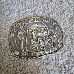 Qty 2 NRA Vintage Belt Buckles – Whittington Center Heritage – Raton, New Mexico