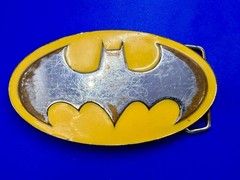 Used Batman Dc Comics Superhero S11 Belt Buckle To Restore / Re-Paint