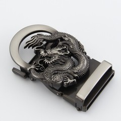 1PCS Retro Dragon Metal Belt Buckle Replacement 35mm Gold/Black