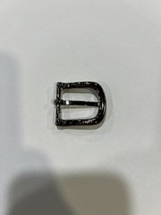 Solid Brass Nickel Belt Buckle Made in Italy Fits 1&Prime; Belt Strap