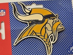 Vintage 2004 Great American Products Minnesota Vikings NFL Belt Buckle New