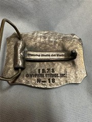 1975 Wyoming Studio Art Works Belt Buckle Jim&rsquo;s Dream