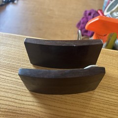 Lot Of 2 Vintage Unbranded Wood Belt Buckles RARE 🔥🔥🔥