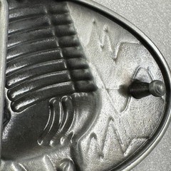 Microphone Sound Wave Belt Buckle Retro Music Rockabilly Metal