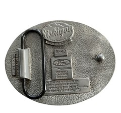 Vintage Siskiyou Ford Mustang Belt Buckle Pewter and Enamel Officially Licensed