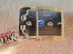 THE MONEY BUCKLE◇Vintage◇$100 Bills◇Money Roll Belt Buckle◇Cash Stacks◇NEW + Tag