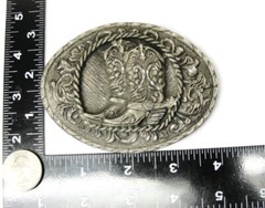 Western Cowboy Boots Belt Buckle EJC Nice Design 1995 Made in USA