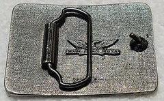 Vintage Carpenter Design Belt Buckle USA
