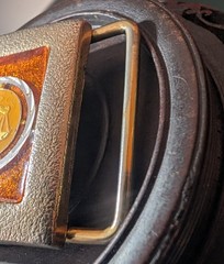 Vintage Lee NY Belt Buckle Scales of Justice Ensignia