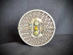 Belt Buckle 2007-2009 Archive Sterling Ring Peruvian Stones OOAK Darren McNeese