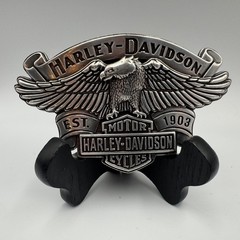Harley-Davidson 2008 Eagle Bar & Shield Belt Buckle Silver 99401-09VM Biker Mens