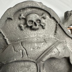 Heavy Metal Buckles Skull Pirate Crossbones Belt Buckle Lead Free Nautical