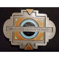 Vintage 1996 Harley-Davidson Black Sun BKL S.W. Belt Buckle NIB Made in USA