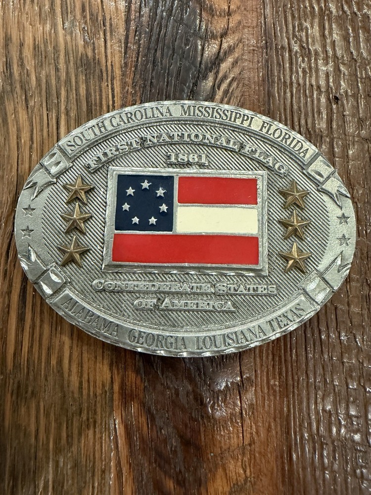 First National Flag Belt Buckle