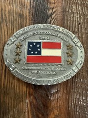 First National Flag Belt Buckle