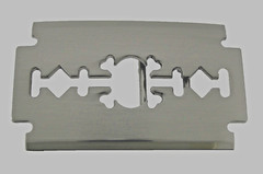 New Silver Razor Blade Barber Gift Belt Buckle Punk Hip Biker Cutter Rock Gothic