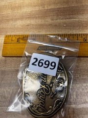 Vintage Bronze Crown Royal Liquor Belt Buckle