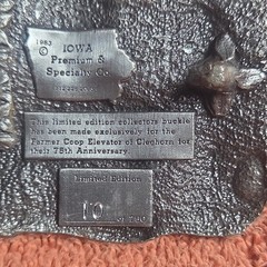 Vintage Cleghorn Cherokee 15 Years Of Service Belt Buckle #10 of 750
