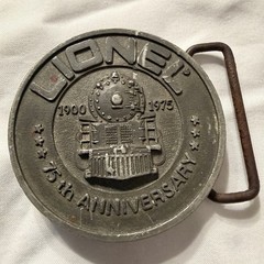Vintage Truck ,Crane & Train Belt Buckle Lot 3 Pc.