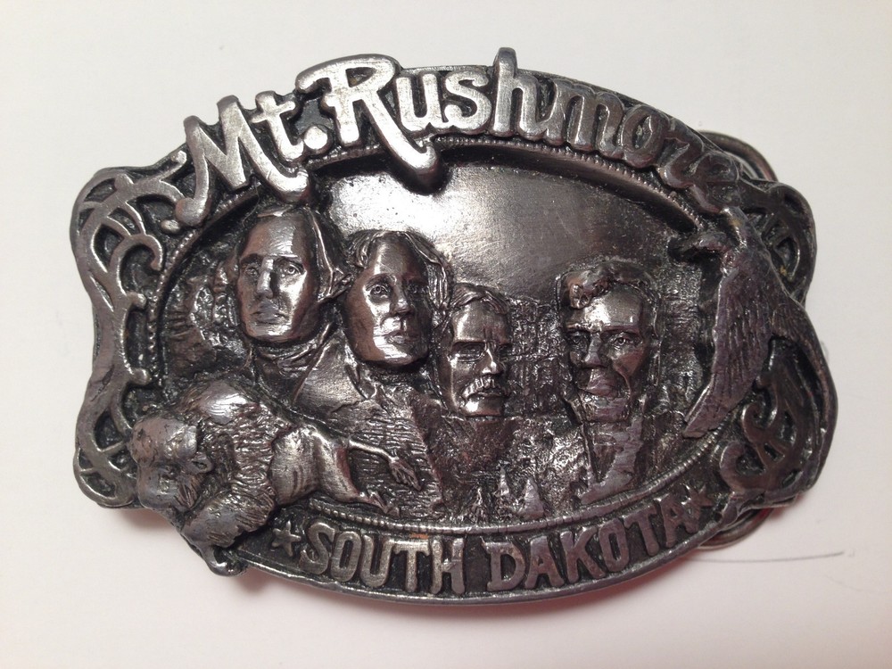 NEVER WORN 1985 Siskiyou Williams MT Rushmore South Dakota Belt Buckle LE