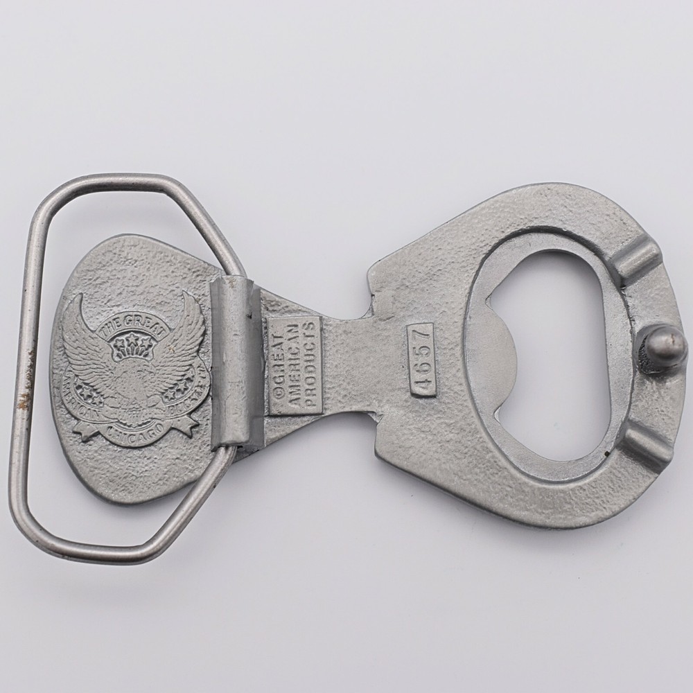 Bottle Opener Pull Tab Pop Cap Novelty Gift Belt Buckle (New)