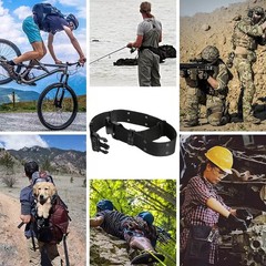MEN Casual Military Tactical Army Adjustable Quick Release Belts Pants Waistband