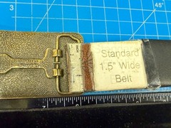 Nixon Logo Embossed on Leather Vintage Advertisement Promotional Belt Buckle