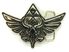 Legend of Zelda Belt Buckle Crimson Loftwing Link Hylian Triforce Crest Nintendo
