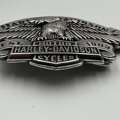 Harley-Davidson 2008 Eagle Bar & Shield Belt Buckle Silver 99401-09VM Biker Mens
