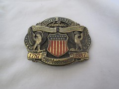 US Constitution Buckle United States Of America Commemorative 200th Anniversary
