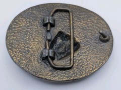 Vintage Smith Tool Belt Buckle Smith International Oil Gas Drill Bit Brass