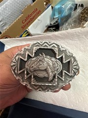 Vintage Legends Horse Head Belt Bucke