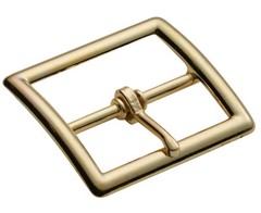 Perfect Fit Replacement Buckle for Garrison Belts 1.75 Inch Large, Brass