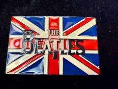 The Beatles Abbey Road Radio Show 1965 Album Union Jack Uk Flag Belt Buckle