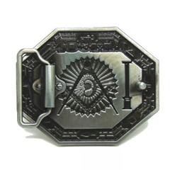 Mason Belt Buckle Western Cowboy American Workers (MASN-02)