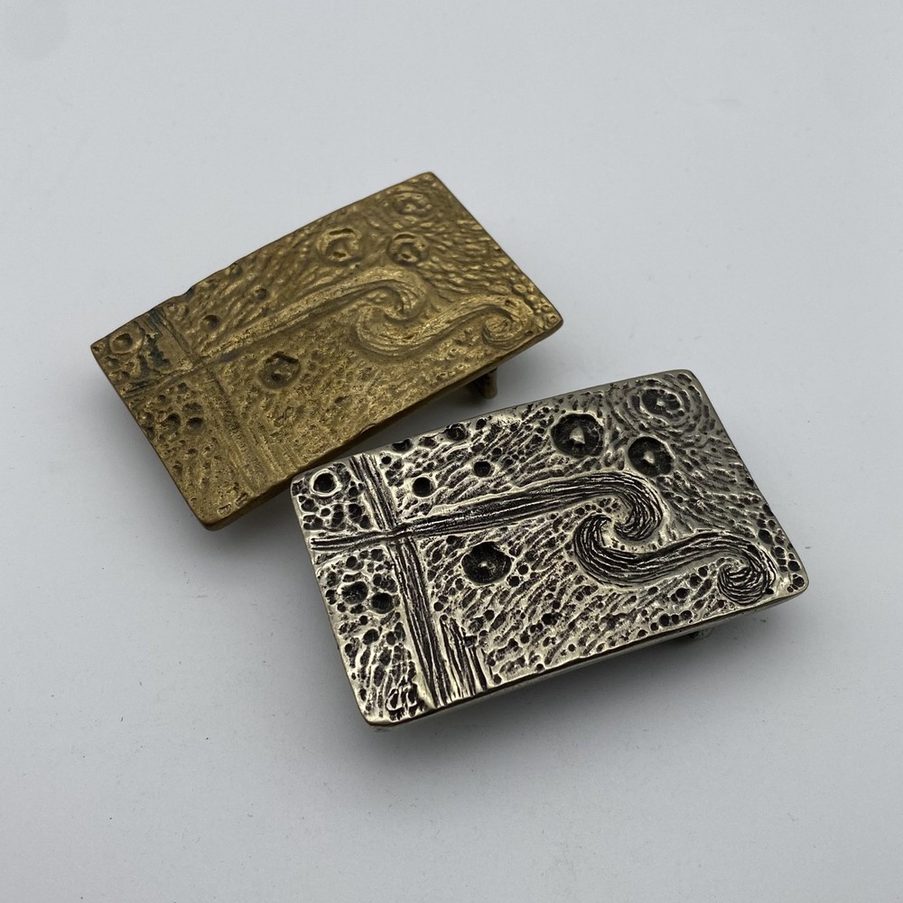 Antique Copper Casted Buckle,Retro Brass Plain Buckle
