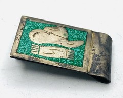 Vintage ALPACA MEXICO /Overlay Money Clip Cowboy Hat / Scarf X3￼