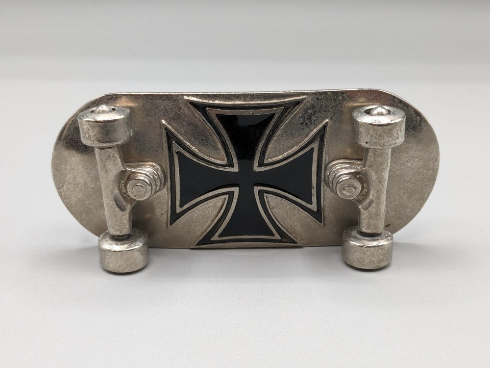 Silverstar 2004 Iron Cross Skateboard Belt Buckle